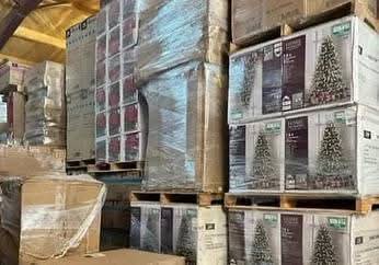 christmas deco liquidation pallet christmas deco liquidation pallet